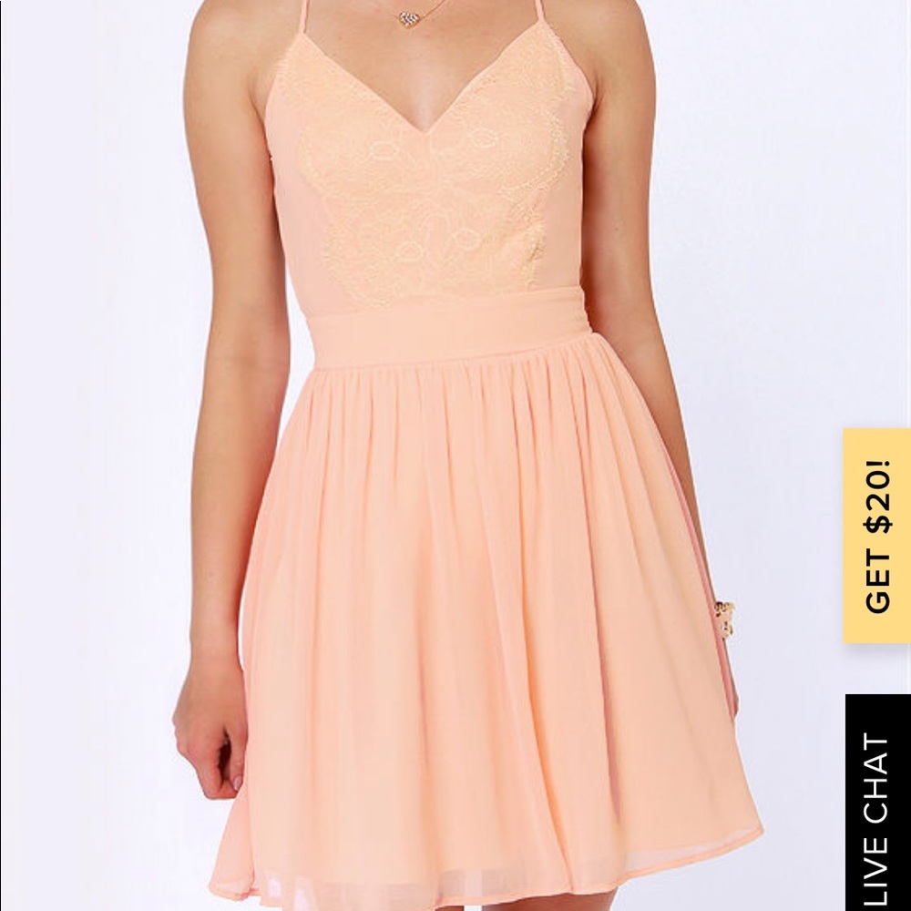 Lulus Exclusive Just Dance Backless Dress.